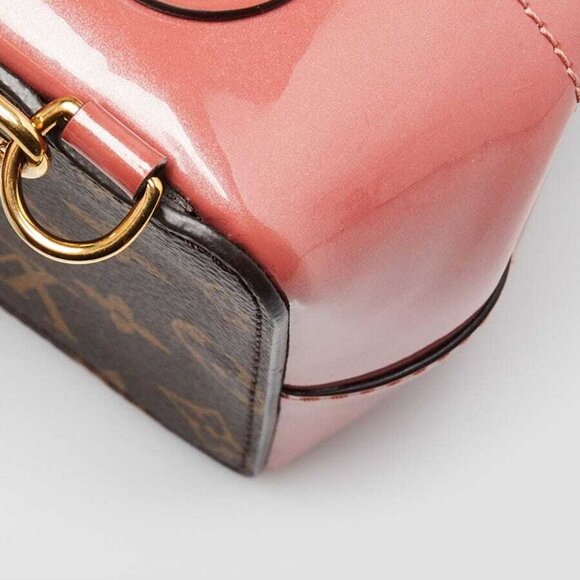 Louis Vuitton Monogram Coated Canvas and Rose Vernis Hot Springs Backpack Bag - Picture 4 of 12